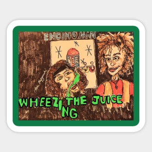 Pauly Shore Brendan Fraser ENCINO MAN Wheezing The Juice Sticker